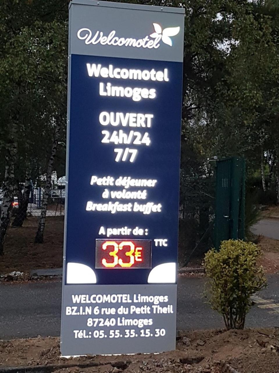 Welcomotel Limoges Exterior foto